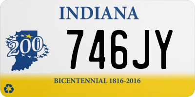 IN license plate 746JY