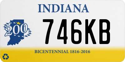 IN license plate 746KB