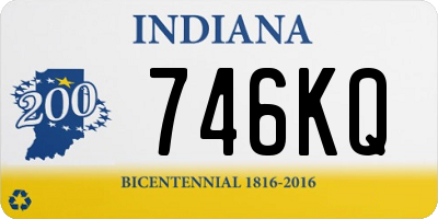 IN license plate 746KQ