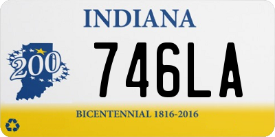 IN license plate 746LA