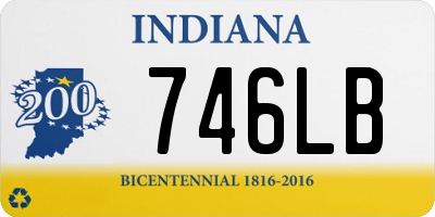 IN license plate 746LB