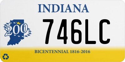 IN license plate 746LC