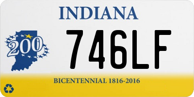 IN license plate 746LF
