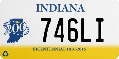 IN license plate 746LI