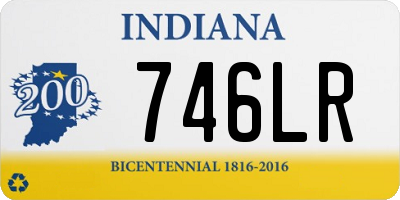 IN license plate 746LR