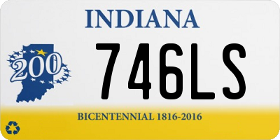 IN license plate 746LS