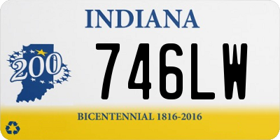 IN license plate 746LW