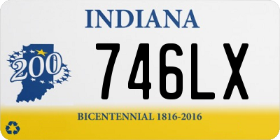 IN license plate 746LX