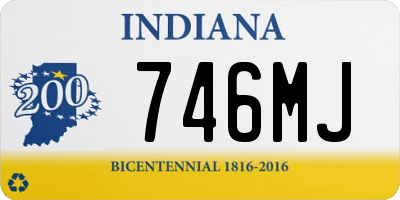 IN license plate 746MJ