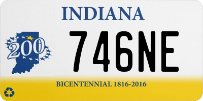 IN license plate 746NE