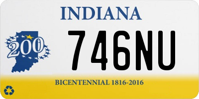 IN license plate 746NU