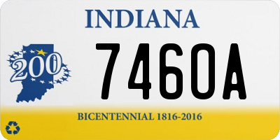 IN license plate 746OA