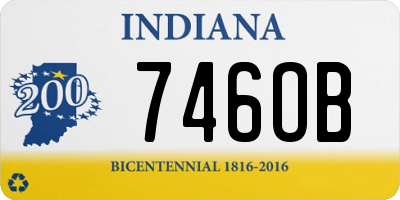 IN license plate 746OB