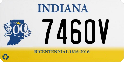 IN license plate 746OV