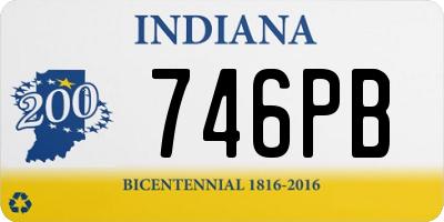 IN license plate 746PB