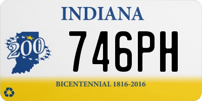 IN license plate 746PH