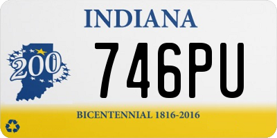 IN license plate 746PU