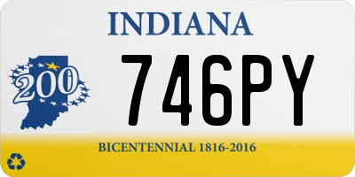 IN license plate 746PY