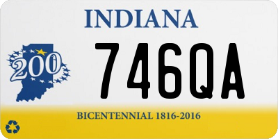 IN license plate 746QA