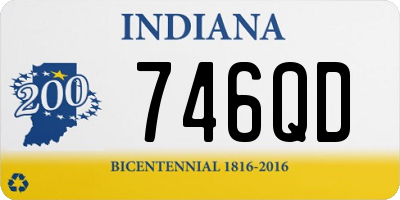 IN license plate 746QD