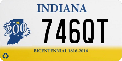 IN license plate 746QT