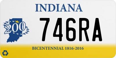 IN license plate 746RA
