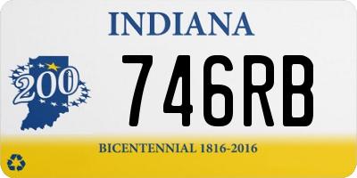 IN license plate 746RB