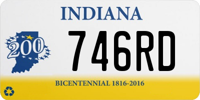 IN license plate 746RD