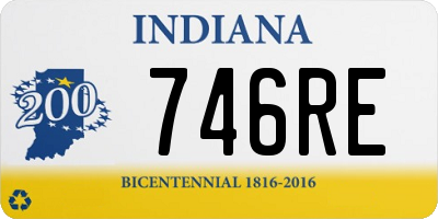 IN license plate 746RE