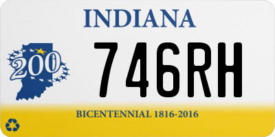 IN license plate 746RH