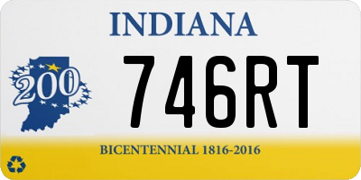 IN license plate 746RT