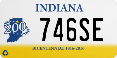 IN license plate 746SE