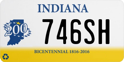 IN license plate 746SH