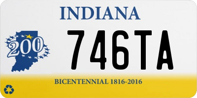 IN license plate 746TA