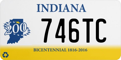 IN license plate 746TC