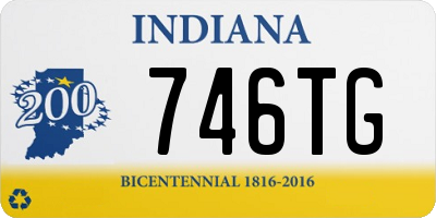 IN license plate 746TG