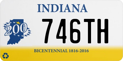 IN license plate 746TH