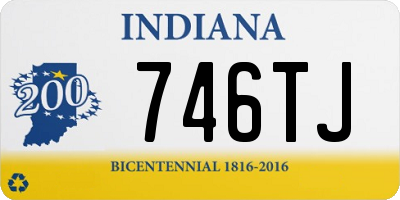 IN license plate 746TJ