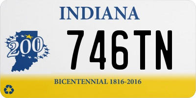 IN license plate 746TN