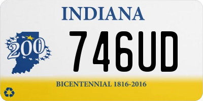 IN license plate 746UD