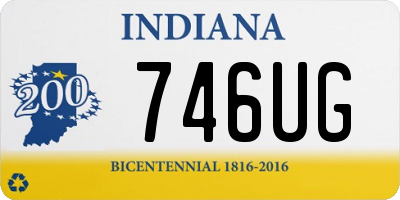 IN license plate 746UG