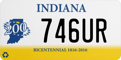 IN license plate 746UR