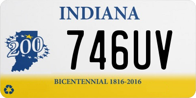 IN license plate 746UV