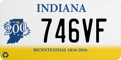 IN license plate 746VF