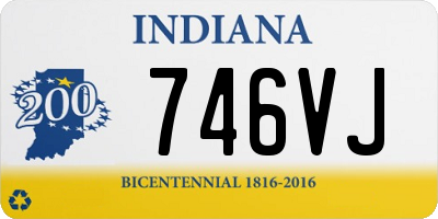 IN license plate 746VJ