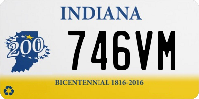 IN license plate 746VM