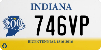 IN license plate 746VP