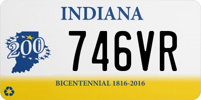 IN license plate 746VR