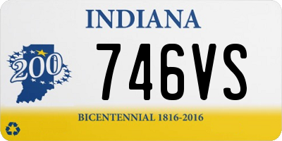 IN license plate 746VS