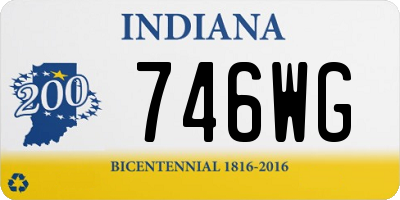 IN license plate 746WG